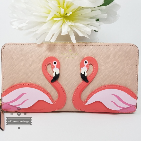 kate spade Handbags - 🔽 Kate spade flamingo by the pool wallet nwt